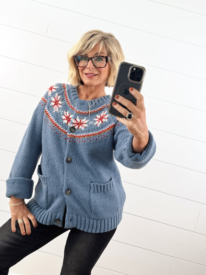 Cambridge Fair Isle Sweater Cardigan