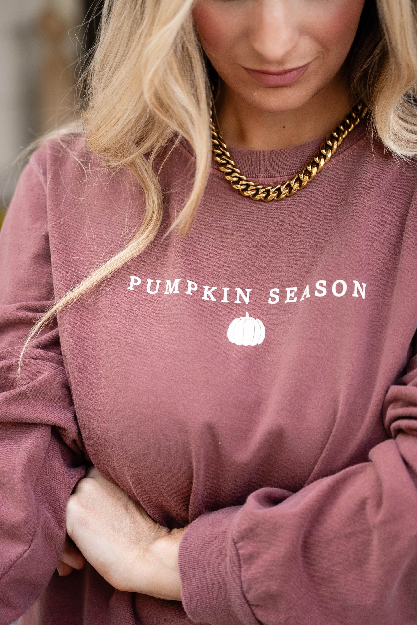 Pumpkin Season LS Graphic Tee