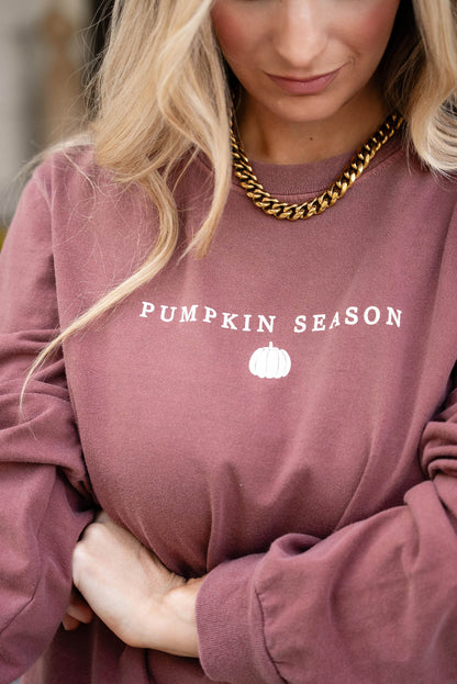 Pumpkin Season LS Graphic Tee
