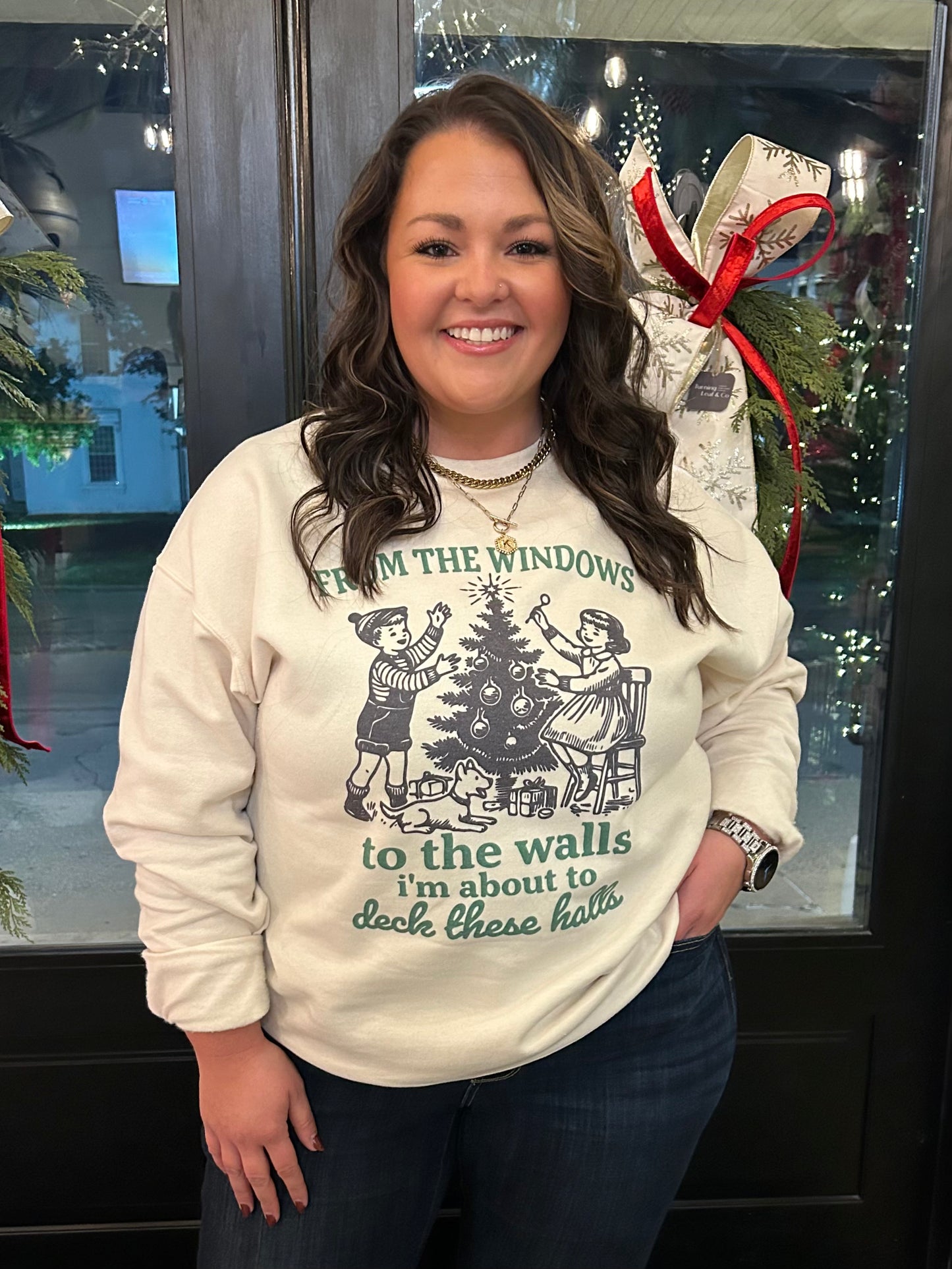 From The Windows To The Walls Graphic Sweatshirt