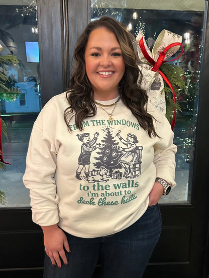 From The Windows To The Walls Graphic Sweatshirt