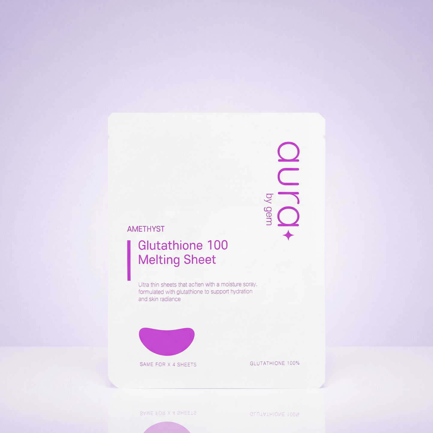Aura by GEM | Amethyst Glutathione Melting Sheet