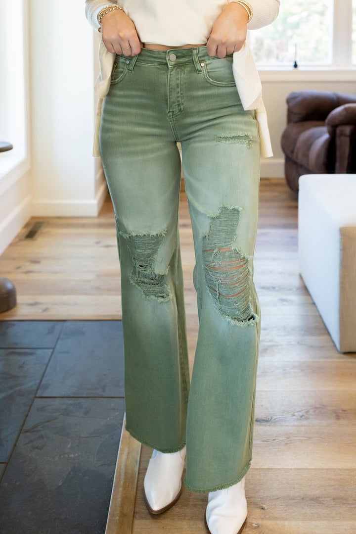 High Rise Wide Leg Jeans *Final Sale*
