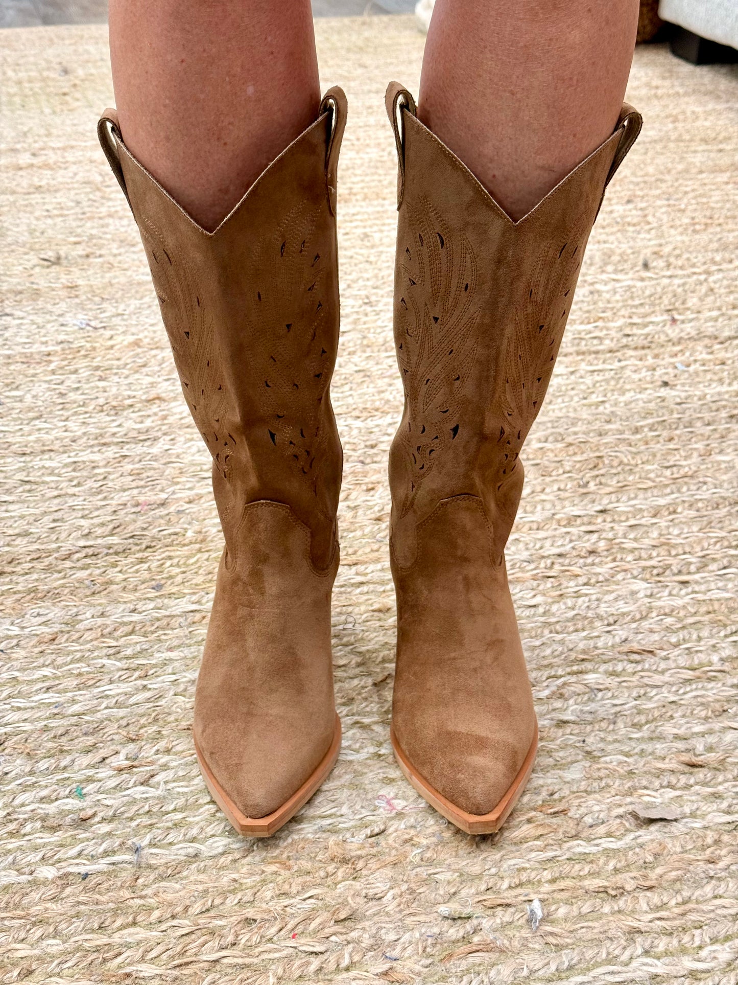 Olivia Embroidered Western Boot
