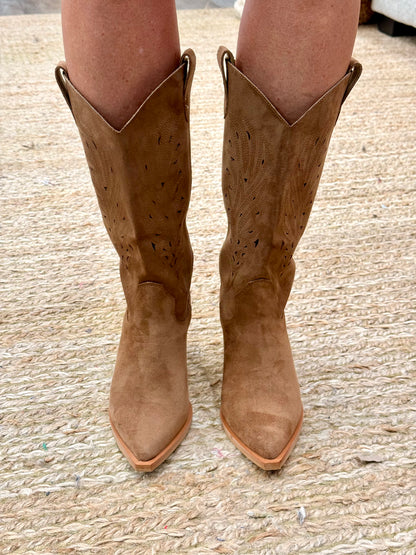 Olivia Embroidered Western Boot