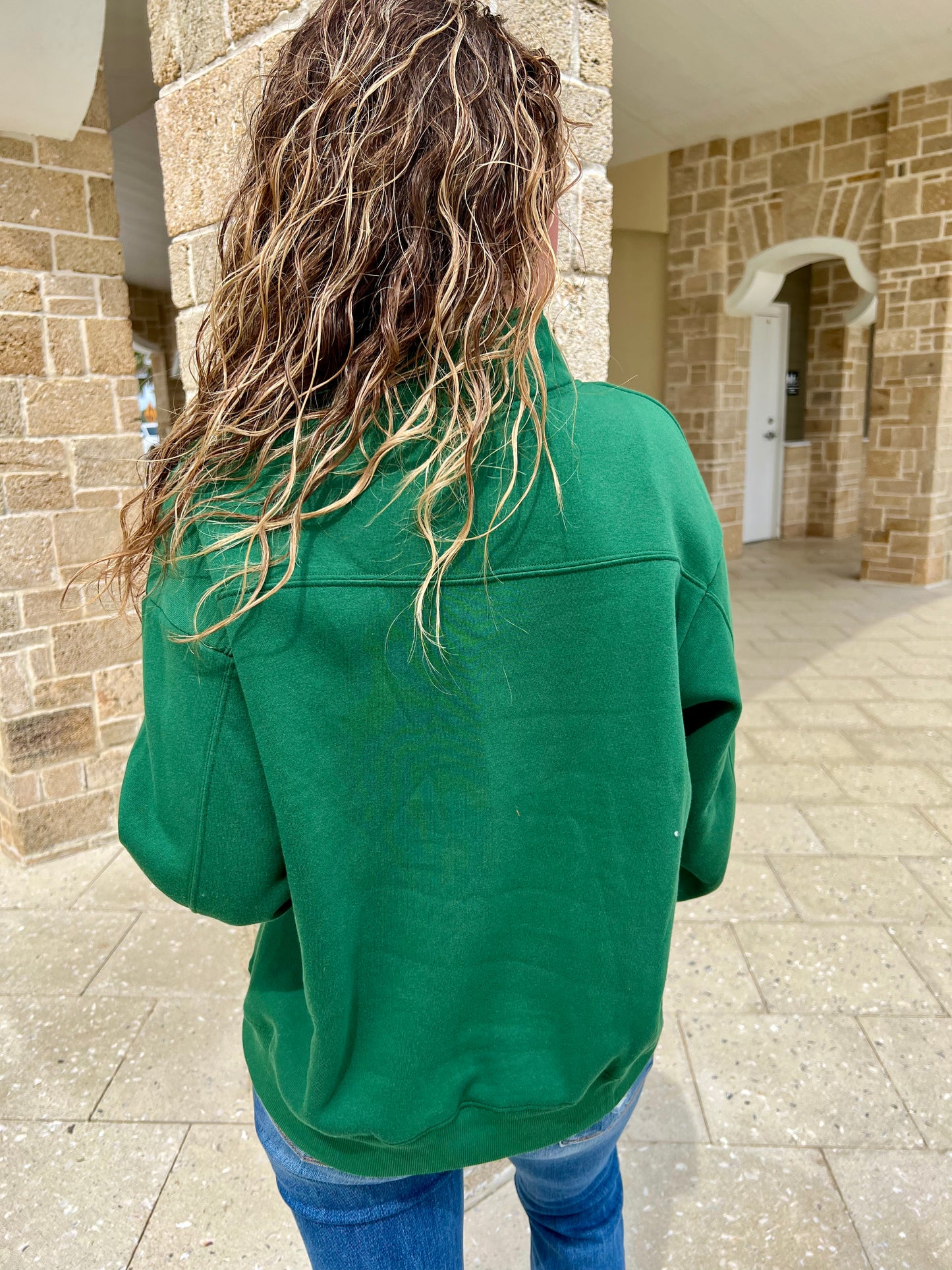 Chill In The Air Quarter Zip Sweatshirt