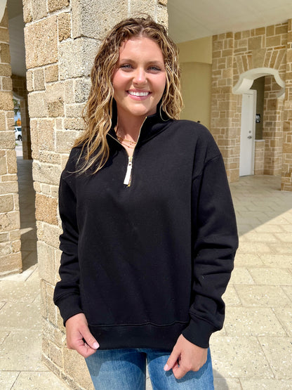 Chill In The Air Quarter Zip Sweatshirt