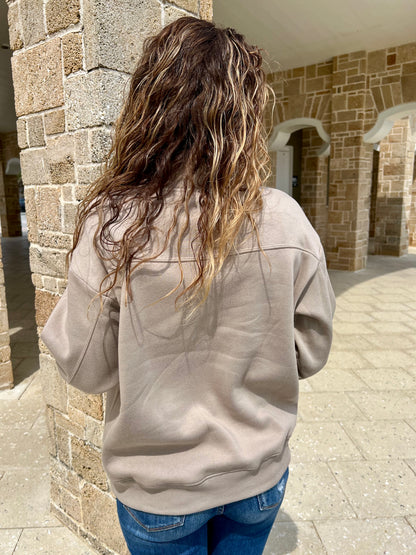 Chill In The Air Quarter Zip Sweatshirt