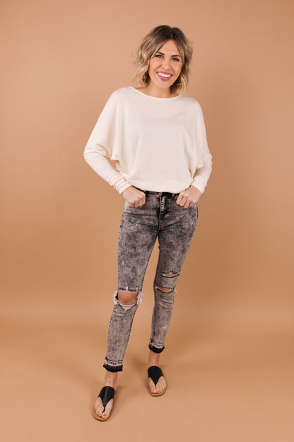 sku33848 | Vervet Mid Rise Crop Skinny Jean *Final Sale*