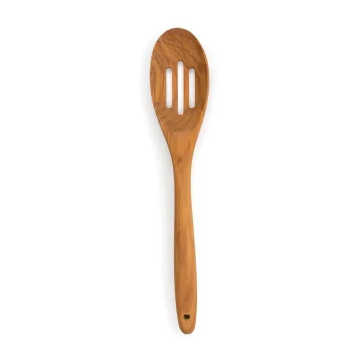 Olive Wood Slotted Spoon - 12"