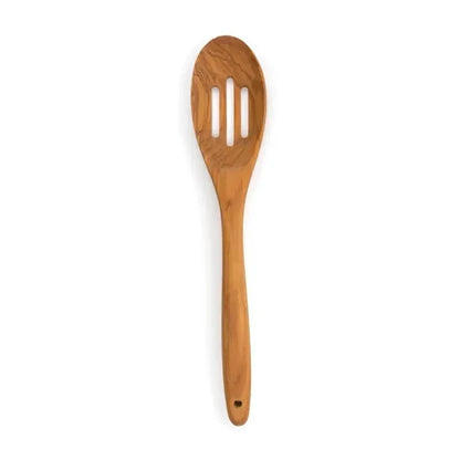 Olive Wood Slotted Spoon - 12"