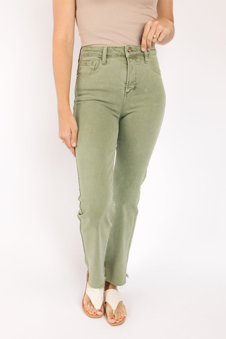 Risen High Rise Wide Leg Jeans *Final Sale*