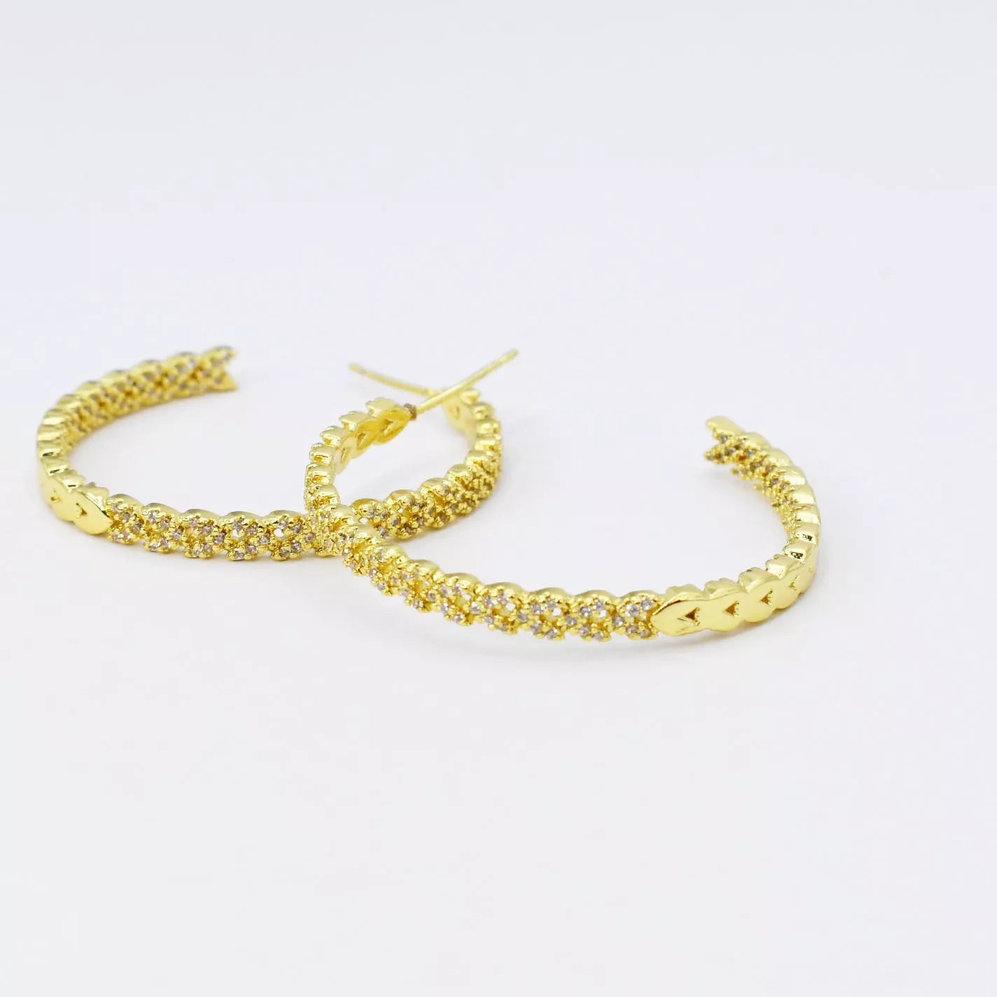 Shinning Hoop Earrings