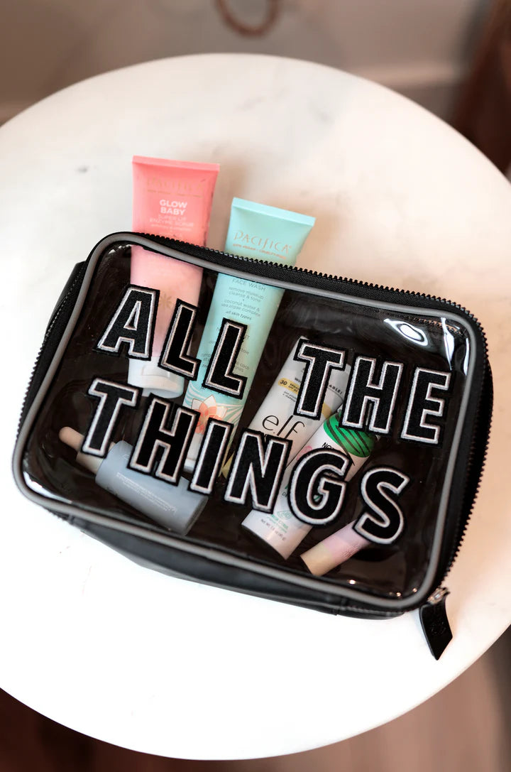All The Things Oversized Cosmetic Bag