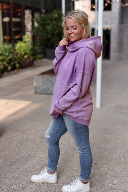 Grateful Where I Am Graphic Hoodie