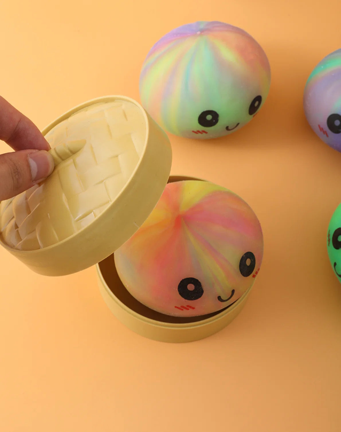 Tie Dyed Stress Relief Squishy Dumpling (Random Color)