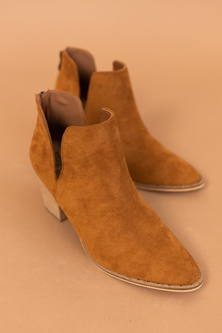 sku33418 | Weslee Faux Suede Bootie *Final Sale*