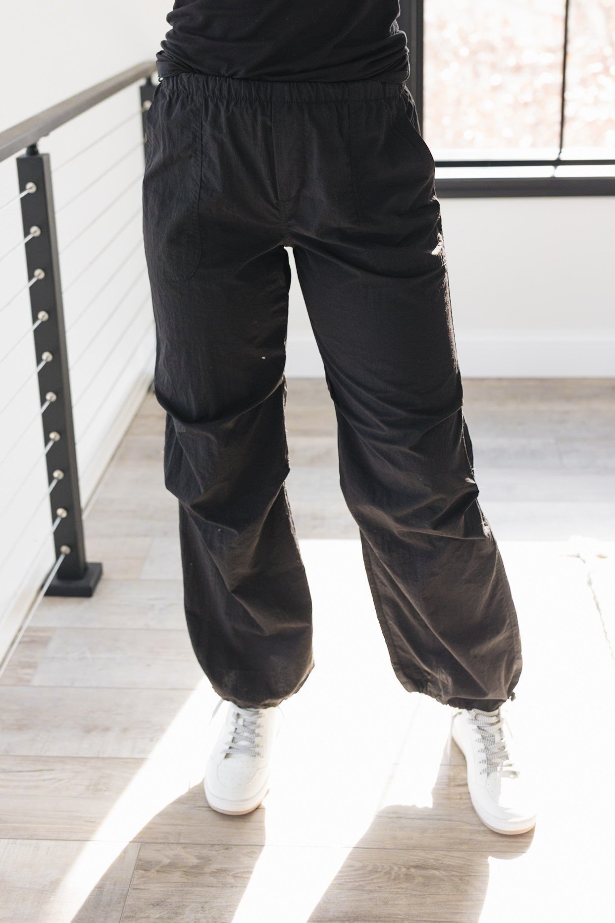 Toggle Waist Windbreaker Joggers *Final Sale*