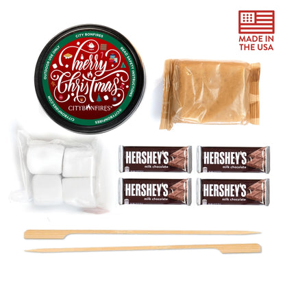 City Bonfires | S'mores Night Pack - Merry Christmas Limited Edition
