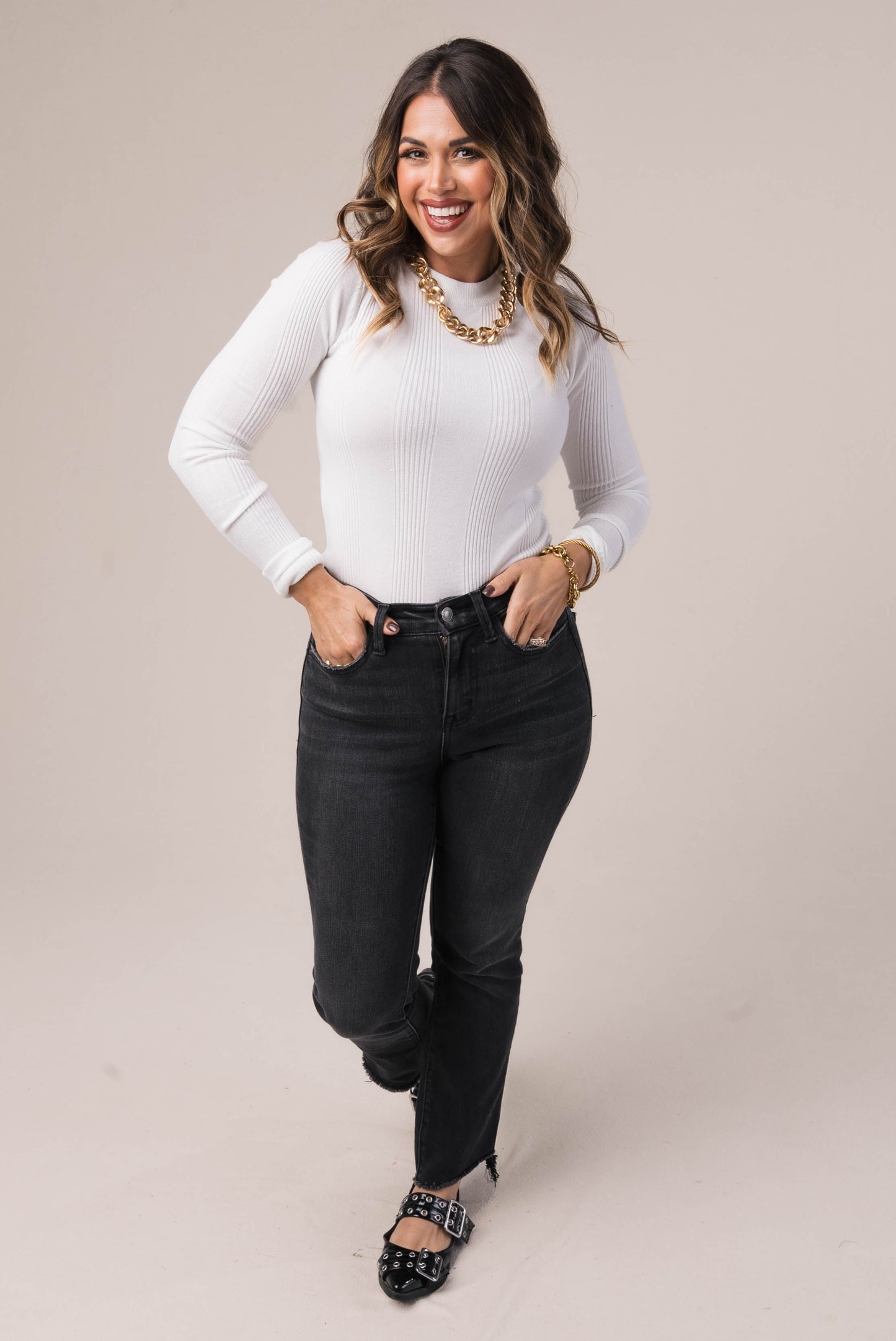 Lightweight Ribbed Sweater