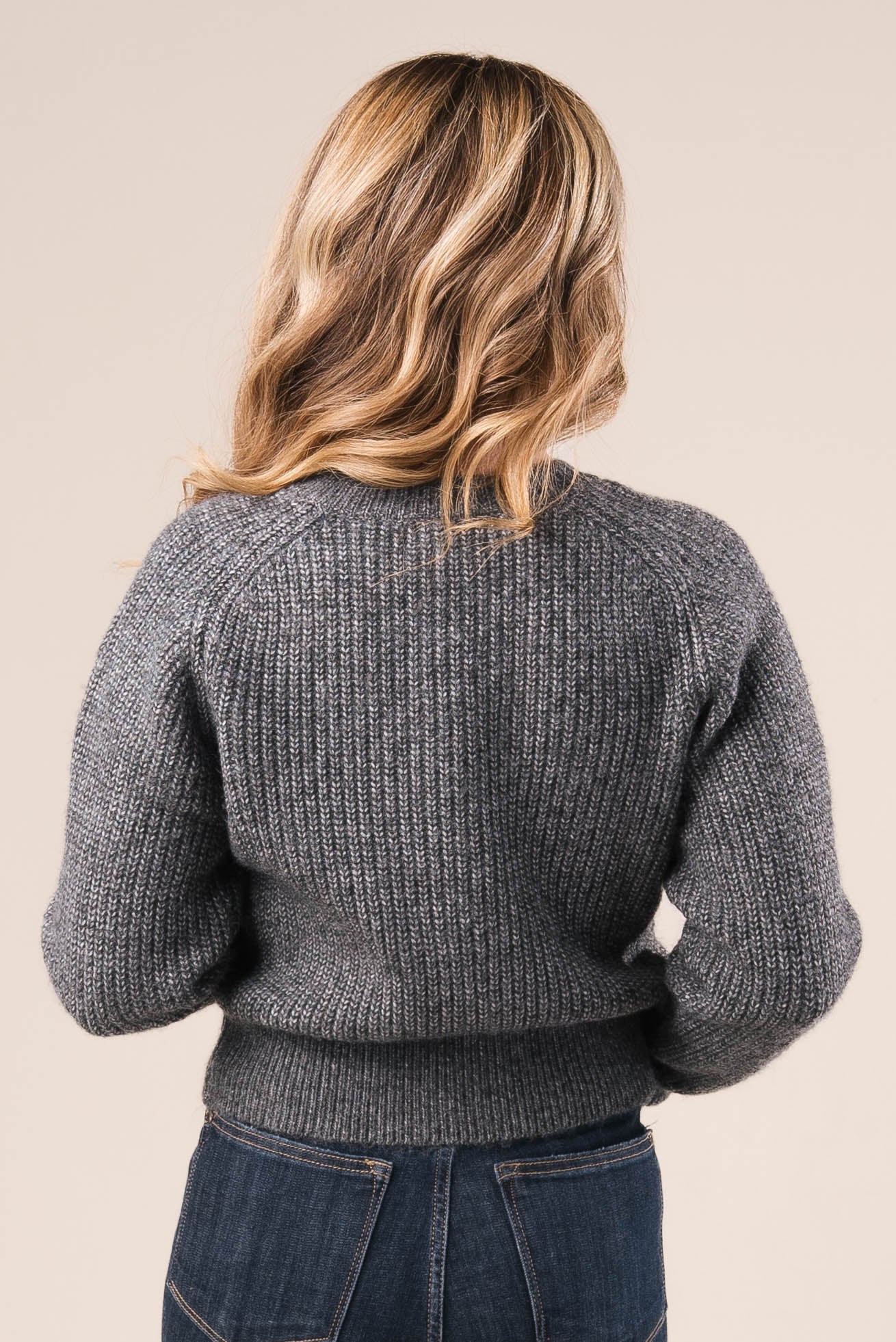 Pearl Button Sweater Cardigan