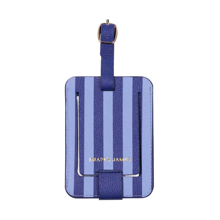 Striped Luggage Tag