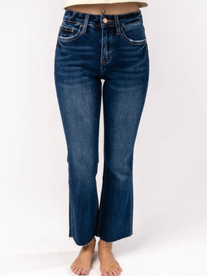 Lovervet High Rise Crop Flare Jeans