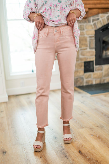 Vervet Mid Rise Slim Straight Jeans