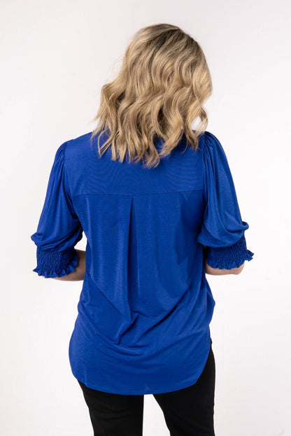Liz Smocked Sleeve Top *Final Sale*