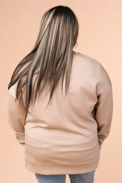 Split Hem Thumbhole Pullover