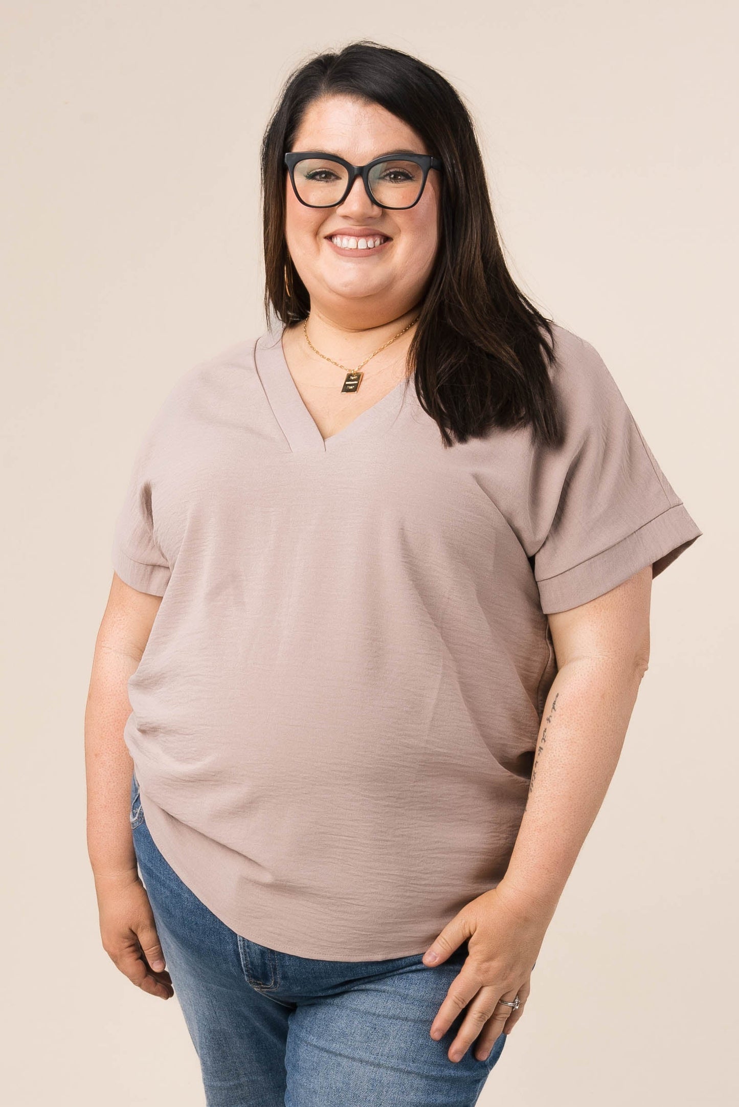 Crinkle Knit Dolman Top