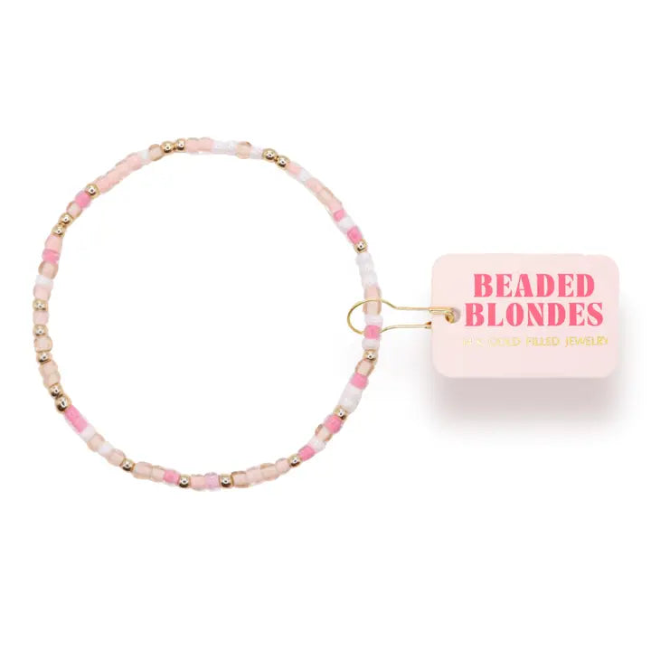 Beaded Blondes | Pink Harvest Sprinkle Bracelet