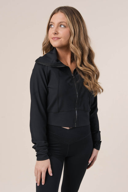 Seamed Thumbhole Cuff Jacket
