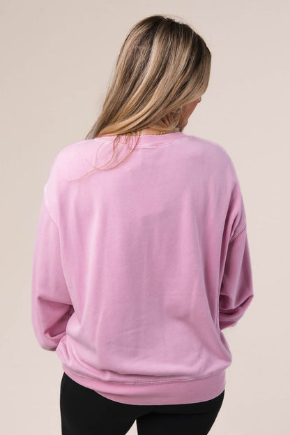 Washed Drop Shoulder Sweatshirt