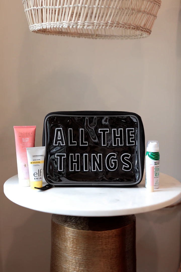 All The Things Oversized Cosmetic Bag