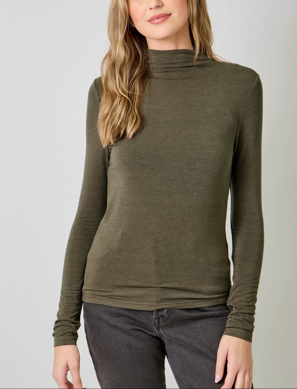 Perfect Layer Essential Mock Neck Top