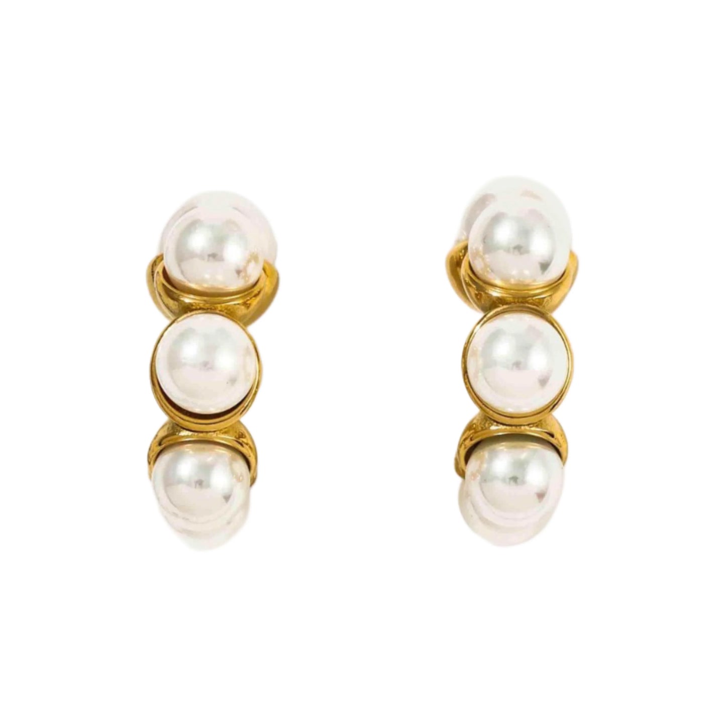 Ashley Pearl Hoop Earrings PRE-ORDER