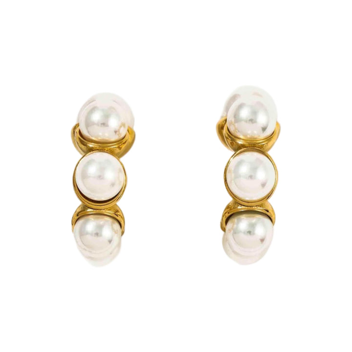 Ashley Pearl Hoop Earrings PRE-ORDER