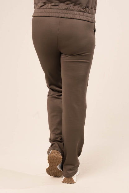 Flat Front Fleece Lined Pants