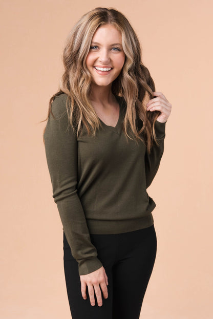 Classic V-Neck Sweater