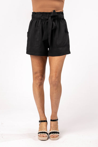 High Waist Front Tie Shorts *Final Sale*