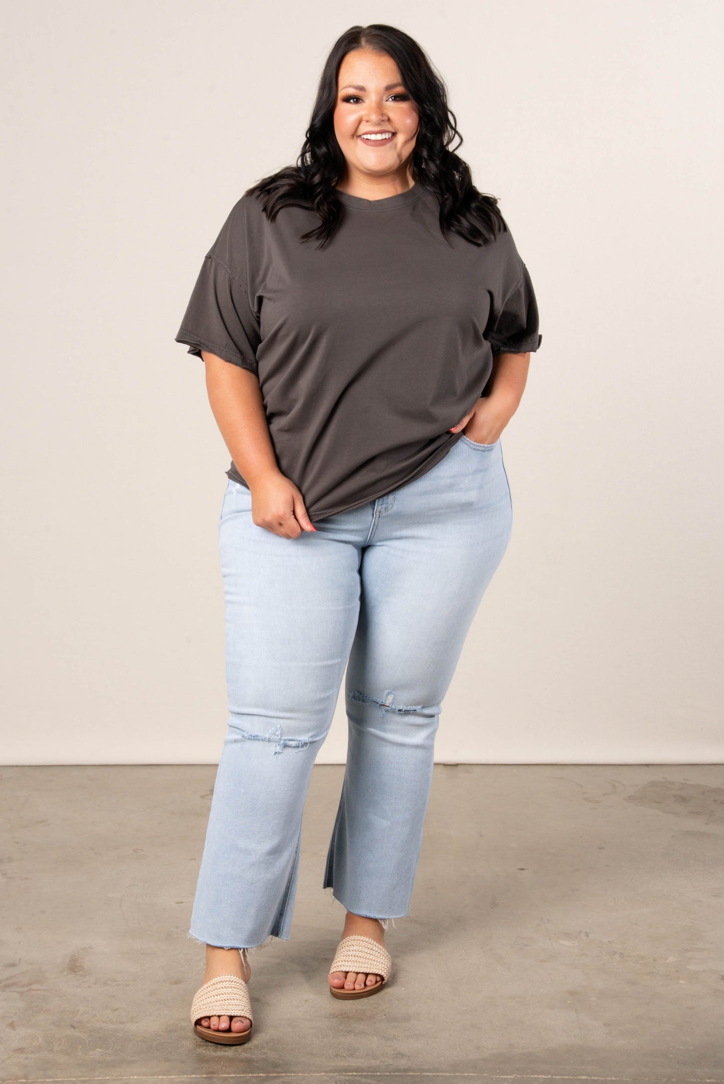 Washed Raw Seamed Tee