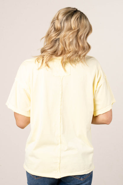 Washed Raw Seamed Tee