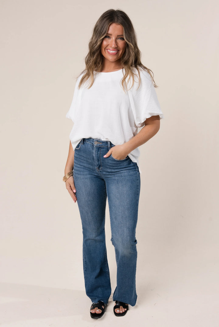 Risen High Rise Bootcut Jeans