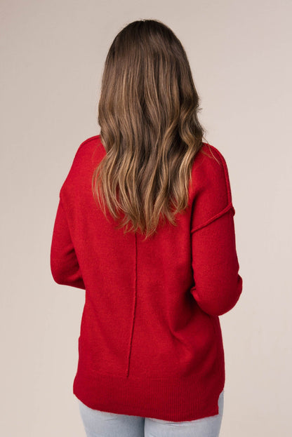 Melange Knit Hi-Lo Sweater *Final Sale*