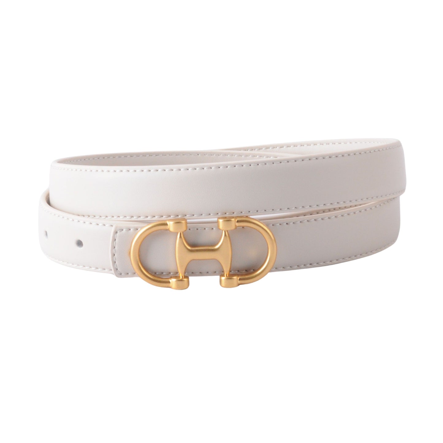 Catalina Leather Horse Bit Buckle Belt