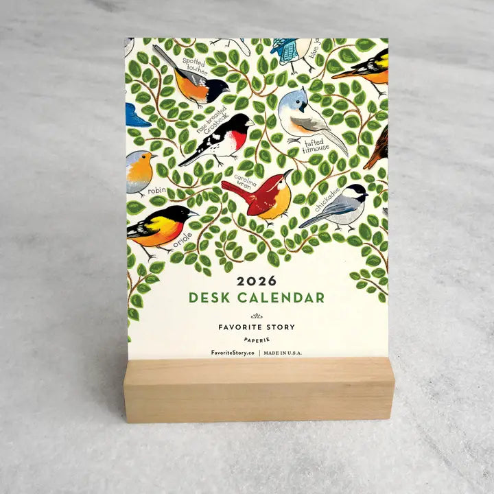 2026 Desk Calendar with Stand