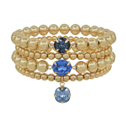Raise A Glass Beaded Bracelet Set