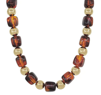 Gem Society Mixed Beaded Necklace