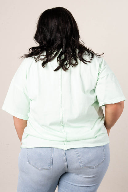 Washed Raw Seamed Tee